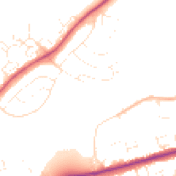 Daytime road noise heatmap for GL20 8BJ