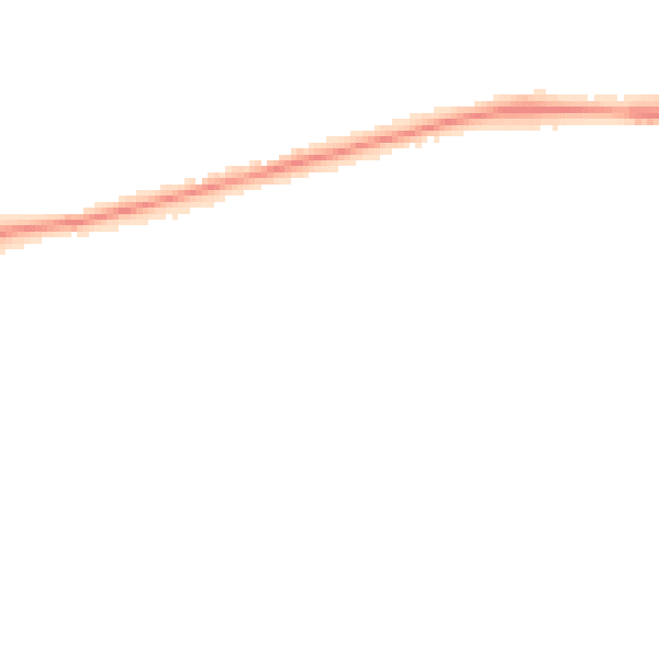 Night-time road noise heatmap for GL20 8EL