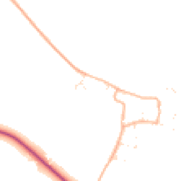 Daytime road noise heatmap for GL20 8FF