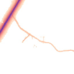 Daytime road noise heatmap for GL20 8JA