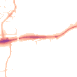 Daytime road noise heatmap for GL20 8JL