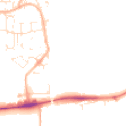 Daytime road noise heatmap for GL20 8JT