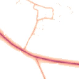 Daytime road noise heatmap for GL20 8PE
