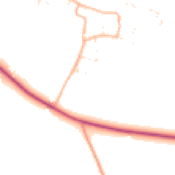 Daytime road noise heatmap for GL20 8PU