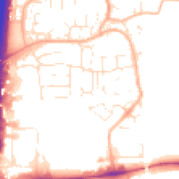 Daytime road noise heatmap for GL20 8QA