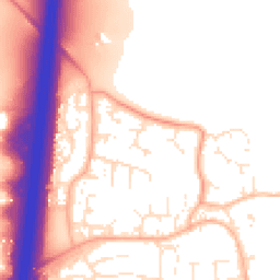 Daytime road noise heatmap for GL20 8RL