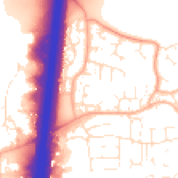 Daytime road noise heatmap for GL20 8RR
