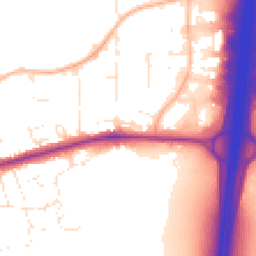 Daytime road noise heatmap for GL20 8SG