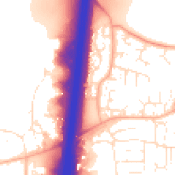 Daytime road noise heatmap for GL20 8ST