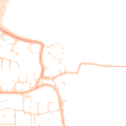 Daytime road noise heatmap for GL20 8TQ