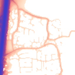 Daytime road noise heatmap for GL20 8UA