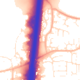 Daytime road noise heatmap for GL20 8UX