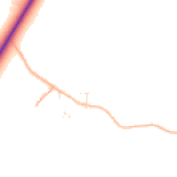 Daytime road noise heatmap for GL20 8WB