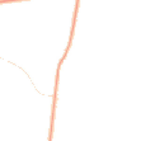 Night-time road noise heatmap for GL4 0BJ