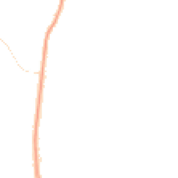 Night-time road noise heatmap for GL4 0BN