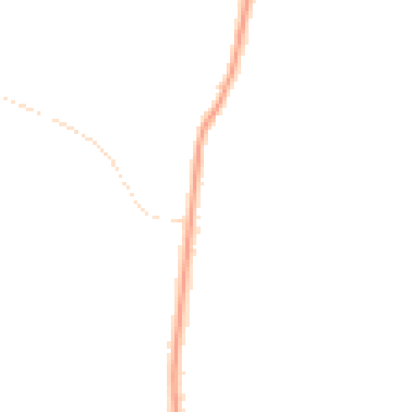 Night-time road noise heatmap for GL4 0DA