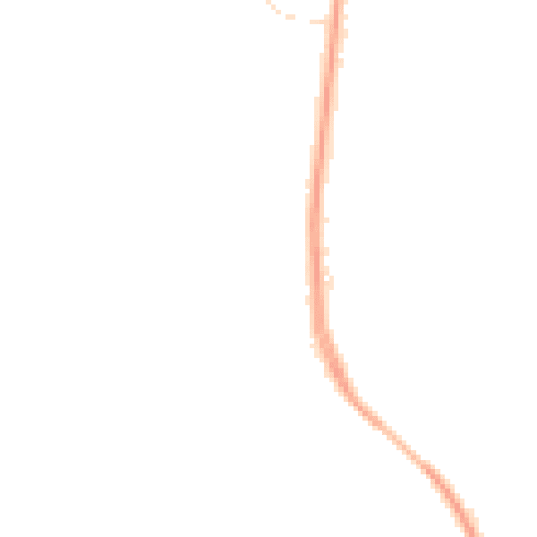 Night-time road noise heatmap for GL4 0EL