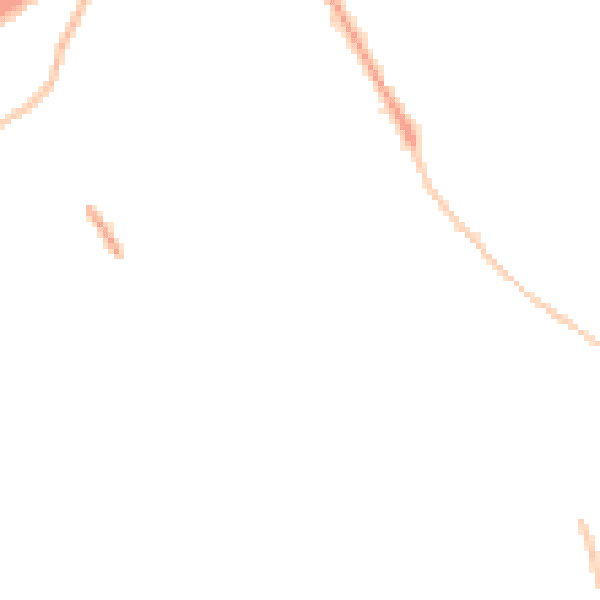 Night-time road noise heatmap for GL4 6AT