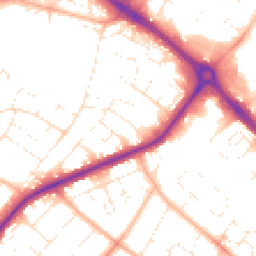 Daytime road noise heatmap for GL51 0AJ