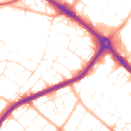 Daytime road noise heatmap for GL51 0AL