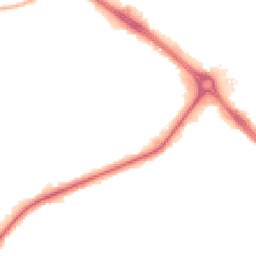 Night-time road noise heatmap for GL51 0AL