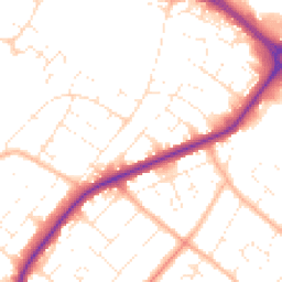Daytime road noise heatmap for GL51 0AS