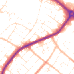 Daytime road noise heatmap for GL51 0AY