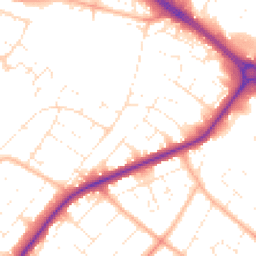 Daytime road noise heatmap for GL51 0BB