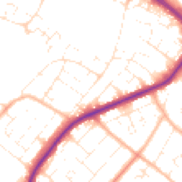 Daytime road noise heatmap for GL51 0BE