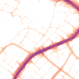 Daytime road noise heatmap for GL51 0BJ