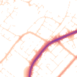 Daytime road noise heatmap for GL51 0DA