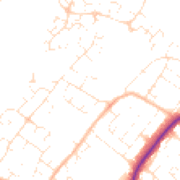 Daytime road noise heatmap for GL51 0LB