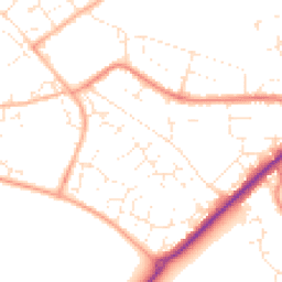 Daytime road noise heatmap for GL51 3EA