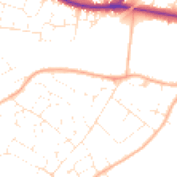 Daytime road noise heatmap for GL51 3NN
