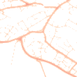 Daytime road noise heatmap for GL51 3QE