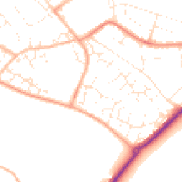 Daytime road noise heatmap for GL51 3UY