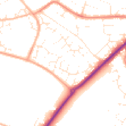 Daytime road noise heatmap for GL51 3WE
