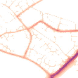Daytime road noise heatmap for GL51 3XG