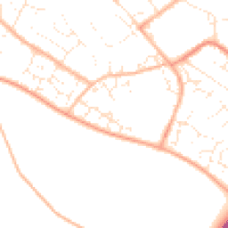 Daytime road noise heatmap for GL51 3YG