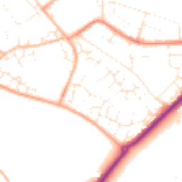 Daytime road noise heatmap for GL51 3YH