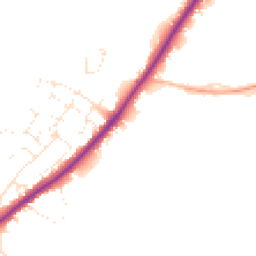 Daytime road noise heatmap for GL51 4GQ