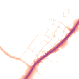 Daytime road noise heatmap for GL51 4SB