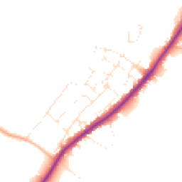 Daytime road noise heatmap for GL51 4SE