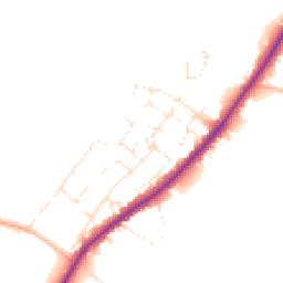 Daytime road noise heatmap for GL51 4SF