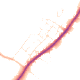Daytime road noise heatmap for GL51 4SN