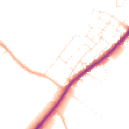 Daytime road noise heatmap for GL51 4SP