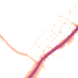 Daytime road noise heatmap for GL51 4SX