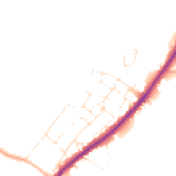 Daytime road noise heatmap for GL51 4SZ