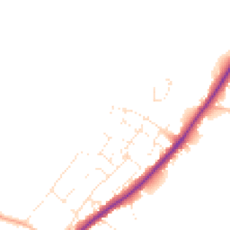 Daytime road noise heatmap for GL51 4TE