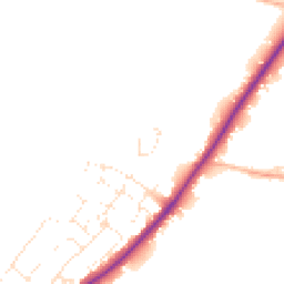 Daytime road noise heatmap for GL51 4TF